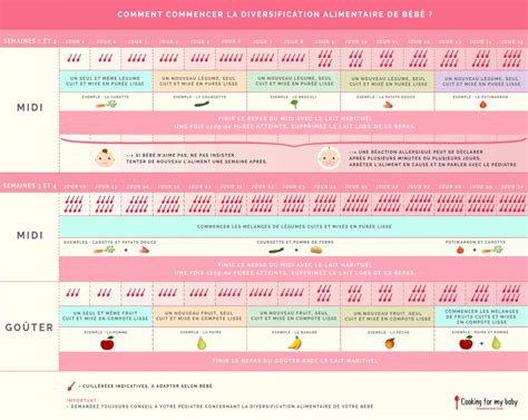 Diversification Alimentaire De B B Comment D Marrer Guide Et Tableau