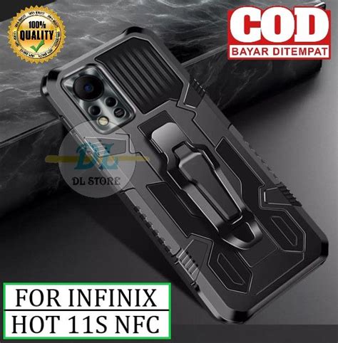 Casing Untuk Infinix Hot S Nfc Case Standing Back Klip Hard Case Robot New Cover Produk Yang