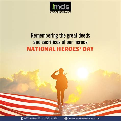 Honoring the Great Heroes of America on #NationalHeroesDay