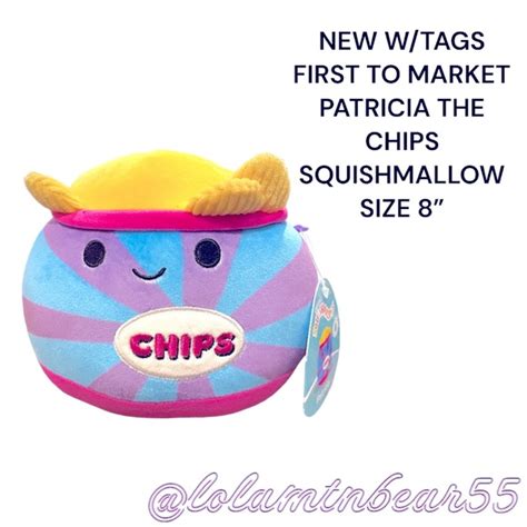 Squishmallows Toys New Wtags First To Market Patricia The Chips