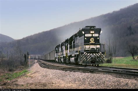 Sou 3113 Southern Railway Emd Sd45 At Jasper Virginia By Ron Flanary