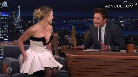 Sydney Sweeney Sexy Shows Off Her Hot Tits In Revealing Dress At The Tonight Show In New York