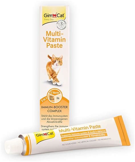 GimCat Pâte Multi Vitamin Snack bon pour la santé des chats active