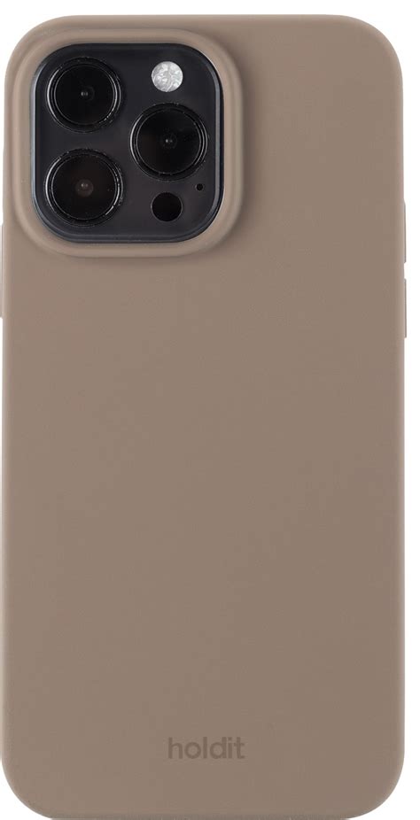 Holdit Iphone Pro Max Skal Silikon Mocha Brown Elgiganten Elgiganten