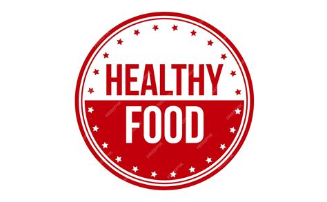 Premium Vector Healthy Food Rubber Stamp Red Healthy Food Rubber