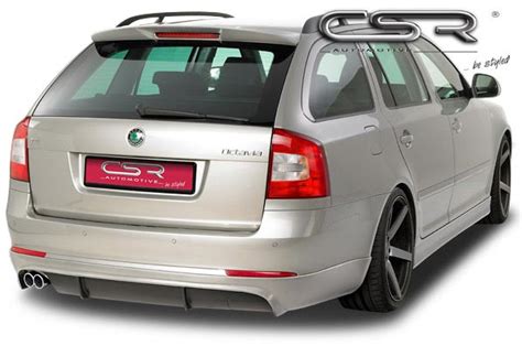 Spoiler pod zadní nárazník CSR Škoda Octavia II 1Z Kombi 09