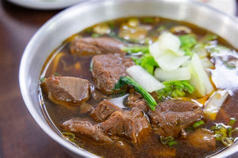 Taiwan Braised Beef Noodle Stock Image Image Of Beef