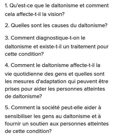 Bonjour Est Ce Que Quelqu Un Pourrait R Pondre Ces Questions Sur Le