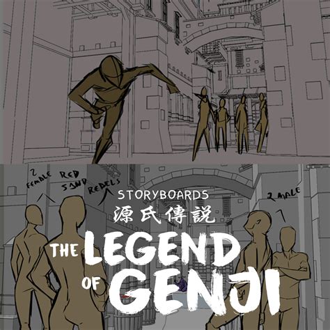 ArtStation - Legend of genji | storyboard chapter 1