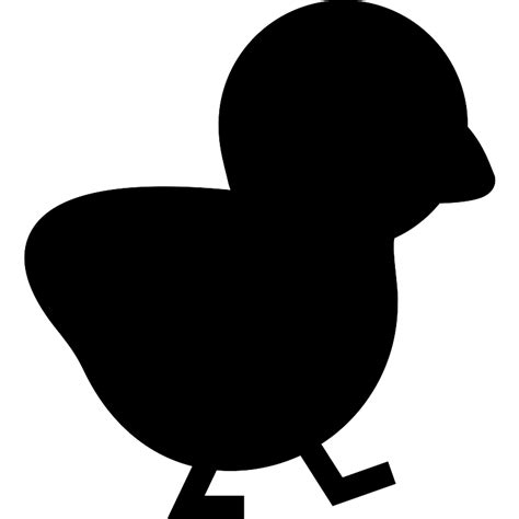 Chick Silhouette Vector Svg Icon Svg Repo