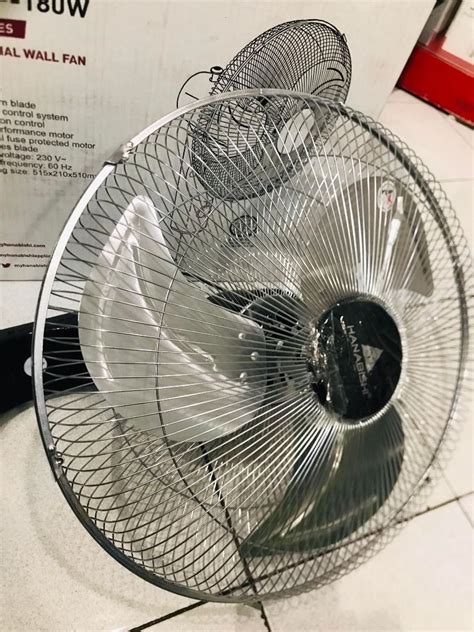 Hanabishi Industrial Wall Fan Aluminum Blade Hiwf W Furniture