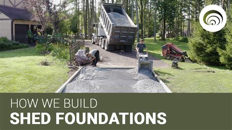 Shed Foundations How We Build Them At Site Prep Youtube