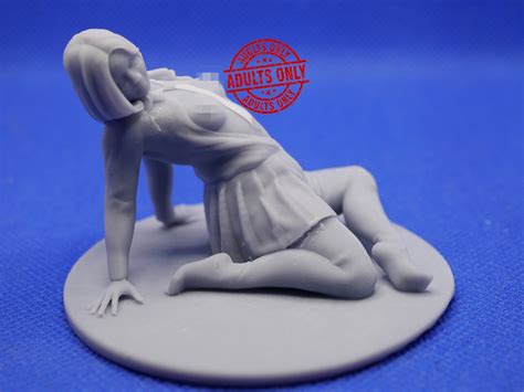 Origonal Erotic Figurine D Printed Sexy Nude Etsy