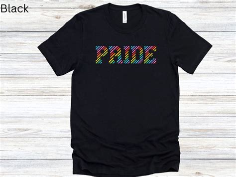 Rainbow Pride Shirt Pride Parade T Shirt Subtle Rainbow Gay Pride Tshirt Equality Tshirt