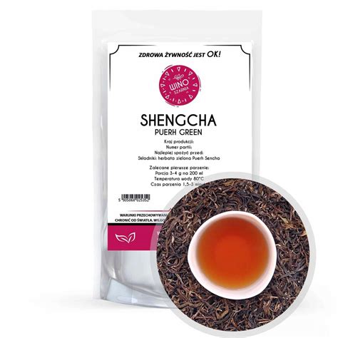 Herbata liściasta Puerh Green SHENGCHA sencha 1kg Winoszarnia