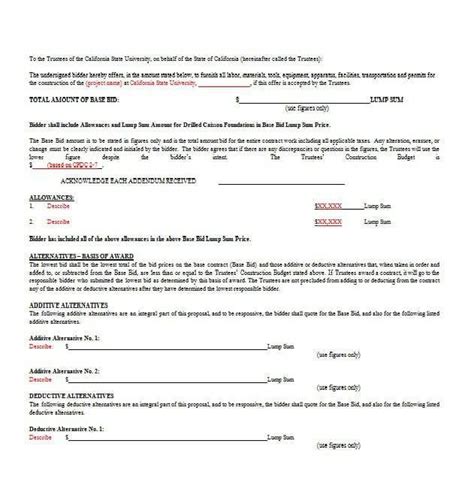 Sample Free Word Proposal Templates Formats In Word Excel Pdf