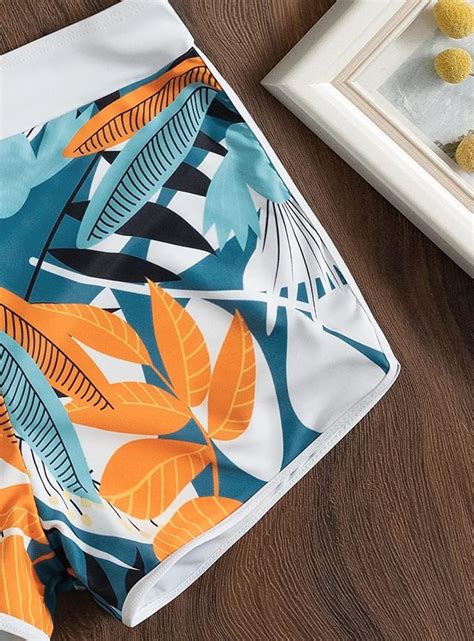 Swimming River Swimwear New Bikini Swimsuit Split Printing Boxer Swimsuit European And American