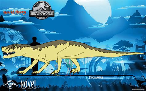 Fasolasuchus Jurassic World Horrid Henry Style By Francoraptor2018 On