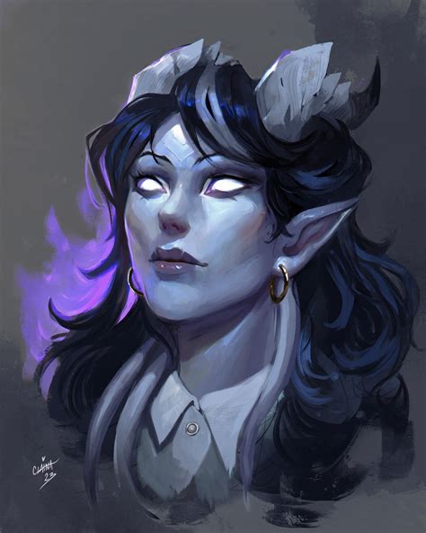Artstation Draenei Portrait