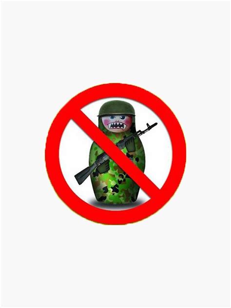 Anti Russia Anti Putin Fuck Russia Ukraine War War Sticker For Sale By Palmdrive Redbubble
