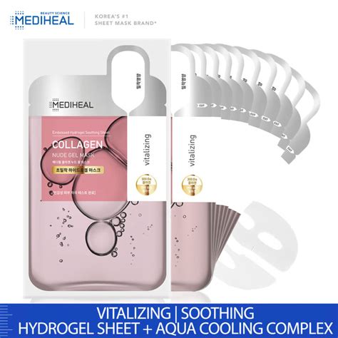 Mediheal Collagen Nude Gel Sheet Mask Sheet Vitalizing Lazada Singapore