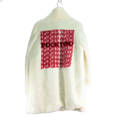 楽天市場SupremeHYSTERIC GLAMOUR 17aw Fur Faux Fuck You Coat シュプリーム ヒステリックグラマー ファー コート 大名店中古