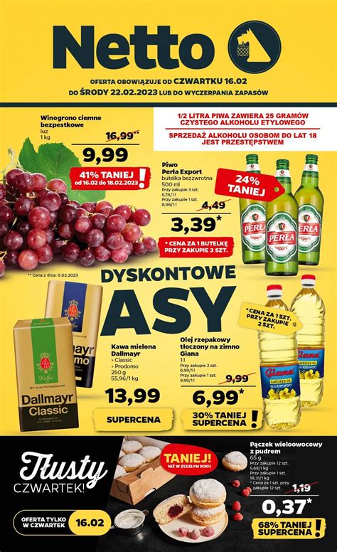 Gazetka Promocyjna I Reklamowa Netto Netto Od Czwartku Od 16 02