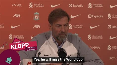 Klopp Confirms Diogo Jota Will Miss World Cup Video Dailymotion