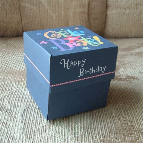 Celebrate Happy Birthday T Box Templates Diy Pattern Pdf