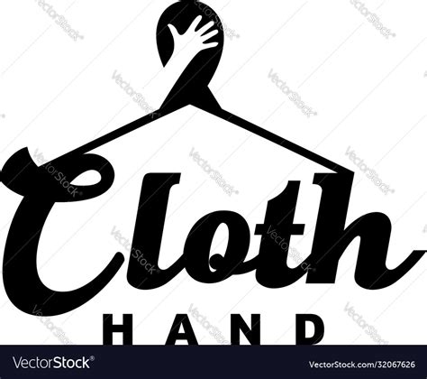 Cloth Handcraft Logo Design Royalty Free Vector Image