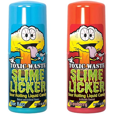 Toxic Waste Slime Licker Blue Raspberrystrawberry 2floz 60ml