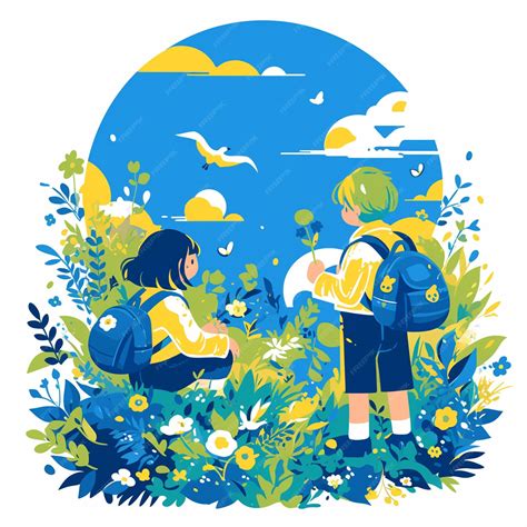 School Community Service Poster | Premium AI-generated vector