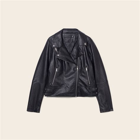 Veste Perfecto Simili Cuir Noir Femme Br Al