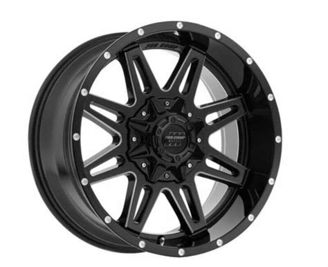Pro Comp 42 Series Blockade Gloss Black Milled Alloy Wheels Grj Offroad
