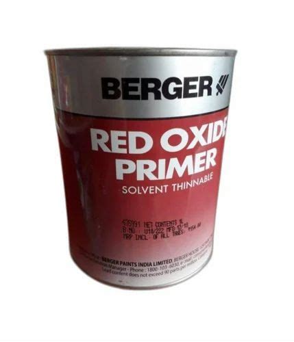 Liquid Berger Red Oxide Primer Metal L At Litre In Pune Id