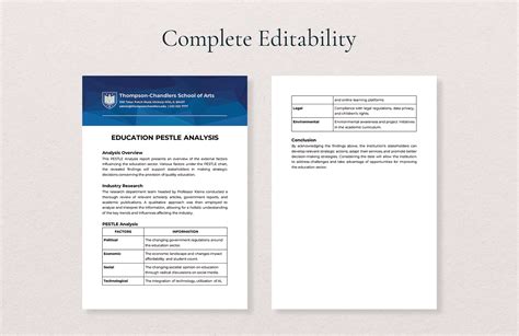 Education Pestle Analysis Template in Word, Google Docs - Download ...