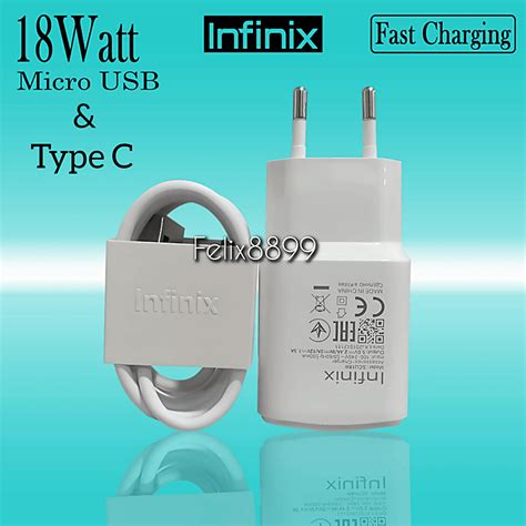 Jual Charger Casan Infinix Smart Hot S I I Play Original W