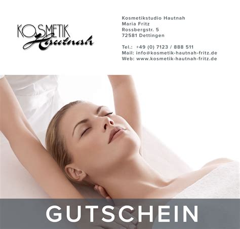 Kosmetik Gutscheine für Sie Ihn online kaufen in Dettingen Reutlingen