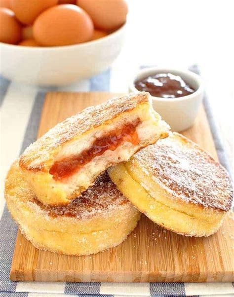 Jam Jelly Doughnut French Toast Recipetin Eats