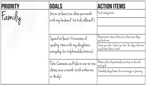 Free Printable Goal Setting Worksheet