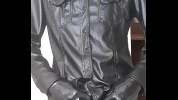 Guy In Leather Clothes Undresses And Wanking Xvideos