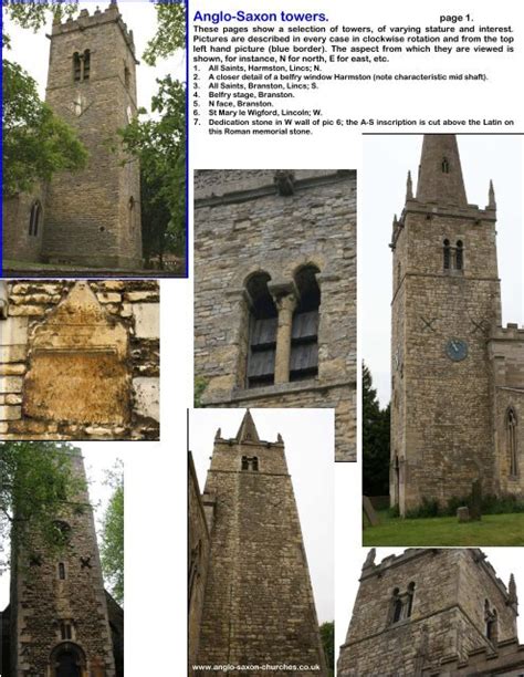 Anglo-Saxon towers. - Anglo-Saxon churches