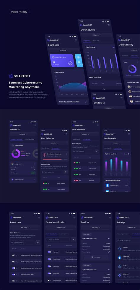 Cyber Security Dashboard Case Study Behance