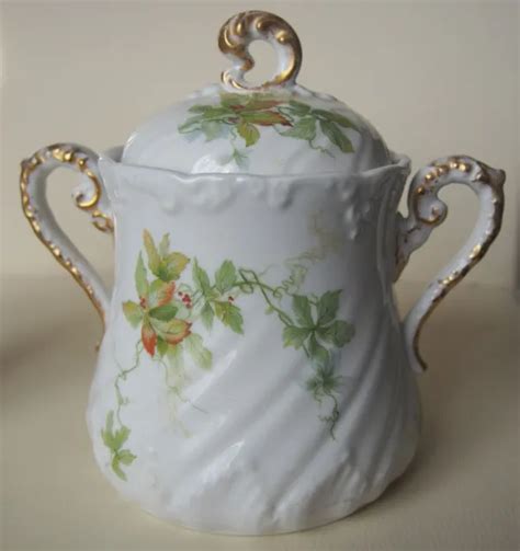 Art De La Table Ancien Sucrier Et Pot Lait En Porcelaine De Limoges