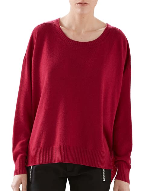 Gucci Oversized Cashmere Sweater In Red Lyst