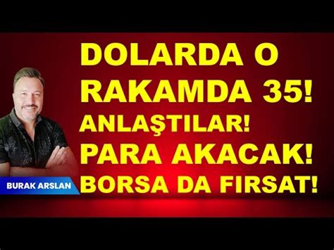 Dolar Da O Rakamda Anla T Lar Para Akacak Borsa Da F Rsat