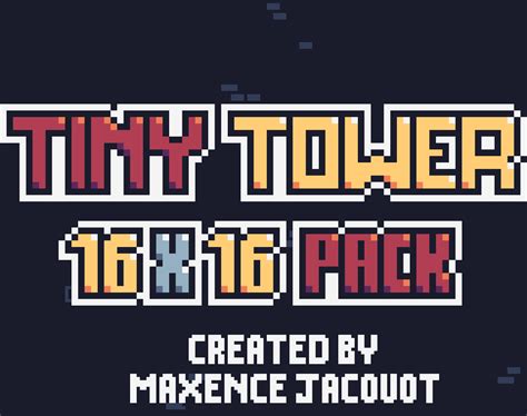 Tiny Tower 16x16 Asset Pack By Maxence Jacquot