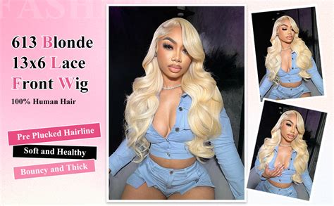 Amazon Lace Front Wig Human Hair X Blonde Wig Human Hair Inch Body Wave HD Lace