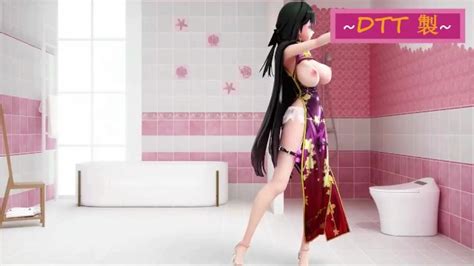 HONKAI IMPACT MEI RAIDEN HENTAI DANCE MMD UNDRESS D BIG BOOBS CHINESE DRESS SOFT BLACK HAIR COLOR E