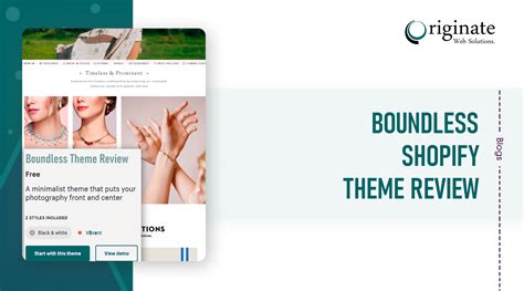 Boundless Shopify Theme Review- Originate Web